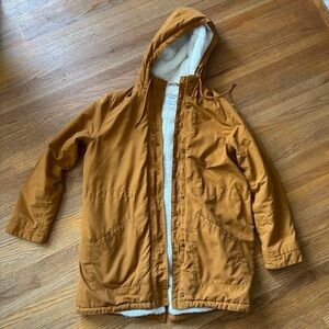 Old Navy Sherpa Lined Water Resistant Hooded Parka Jacket Size Medium